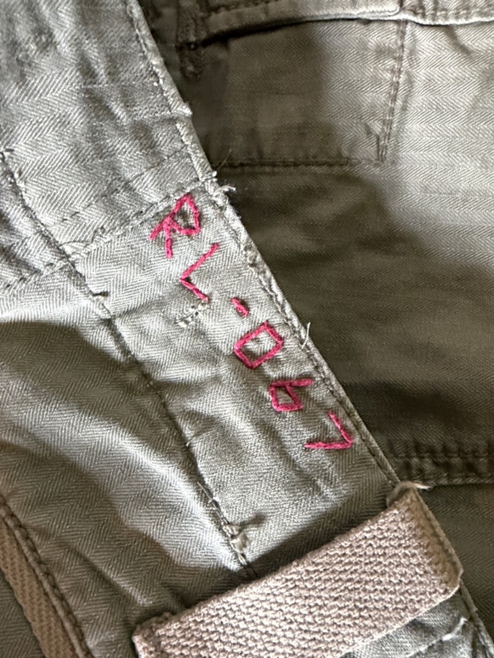 Polo Ralph Lauren Cargo Pants Men’s 35x32 Military Khaki Y2K Utility Streetwear
